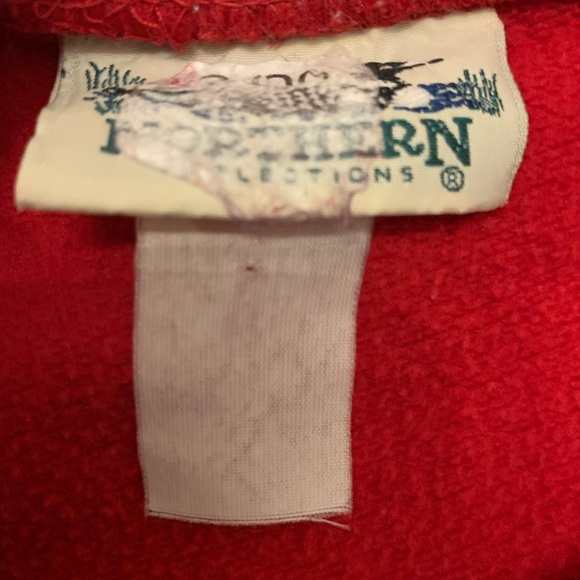 Vintage Nothern Reflection Winter Scene Crewneck Sweater - Picture 4 of 4